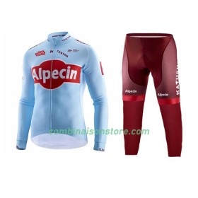 Combinaison Cycliste M/L + Collant sans Bretelles 2019 Team Katusha Alpecin N001